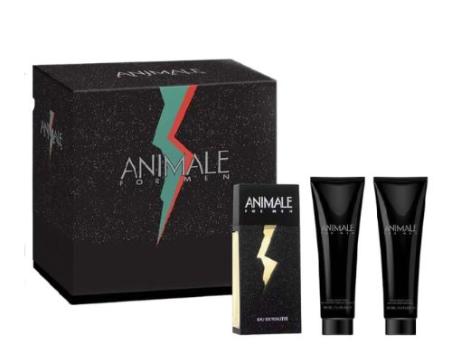 Estuche Animale For men By Animale Hombre EDT 3Pz Perfume 100ml EDT + Gel De Ducha + After Shave